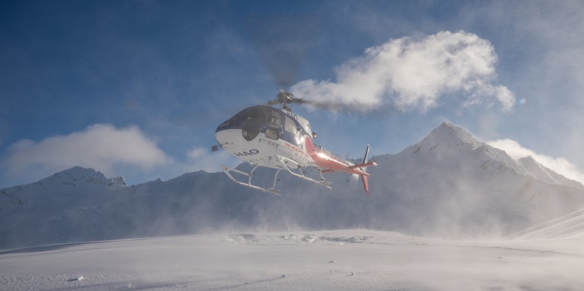 Helicopter Flight - Milford & Alps