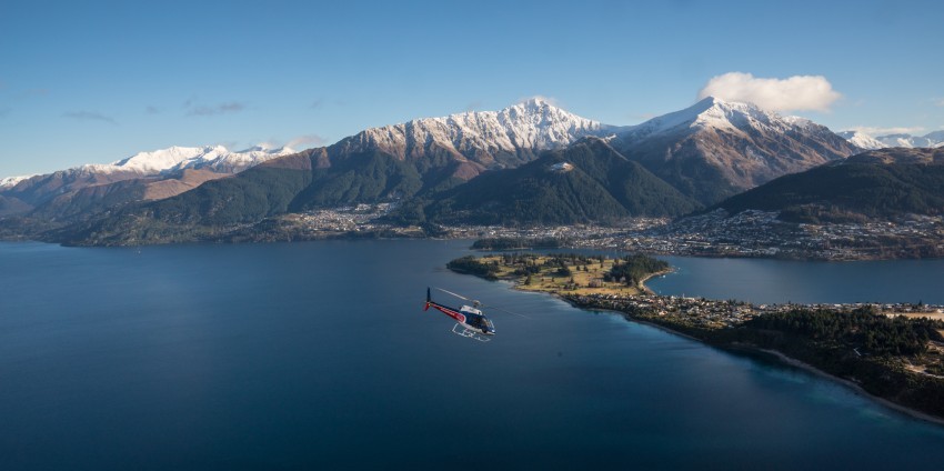 Helicopter Flight - Milford & Alps