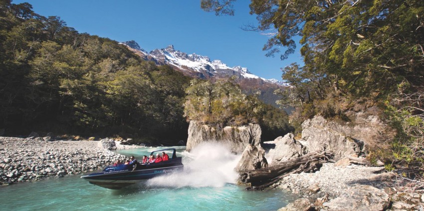 Jet boat - Dart River Wilderness Jet